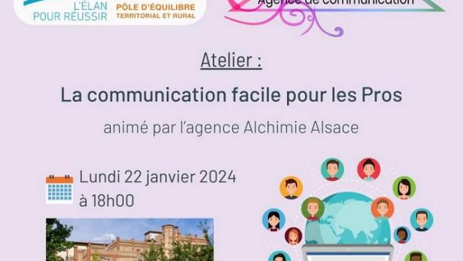 Agence Alchimie Alsace - Atelier La communication facile pour les professionnels à Mutzig