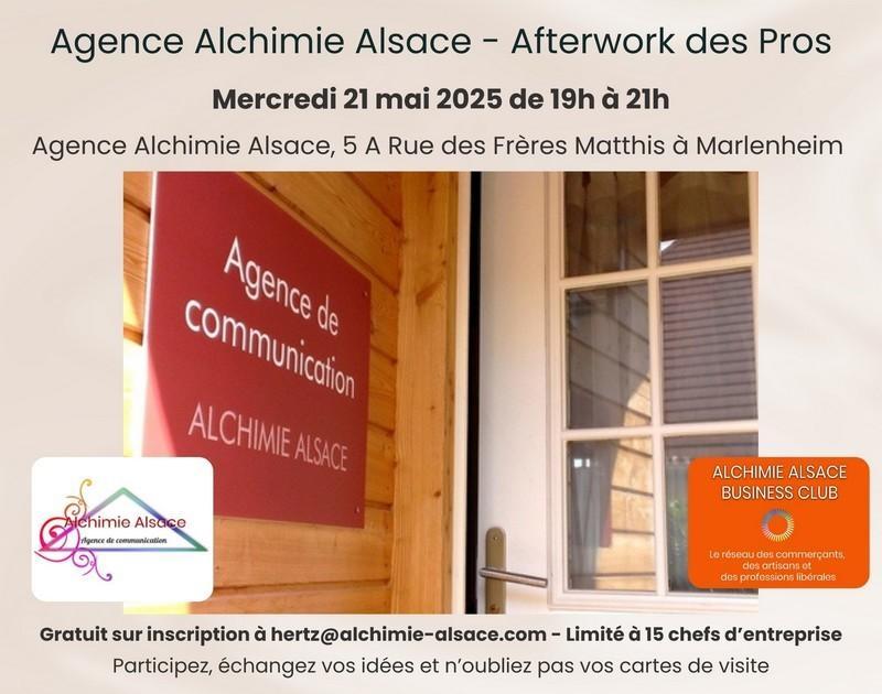 Agence Alchimie Alsace - Afterwork des Pros 21 mai 2025