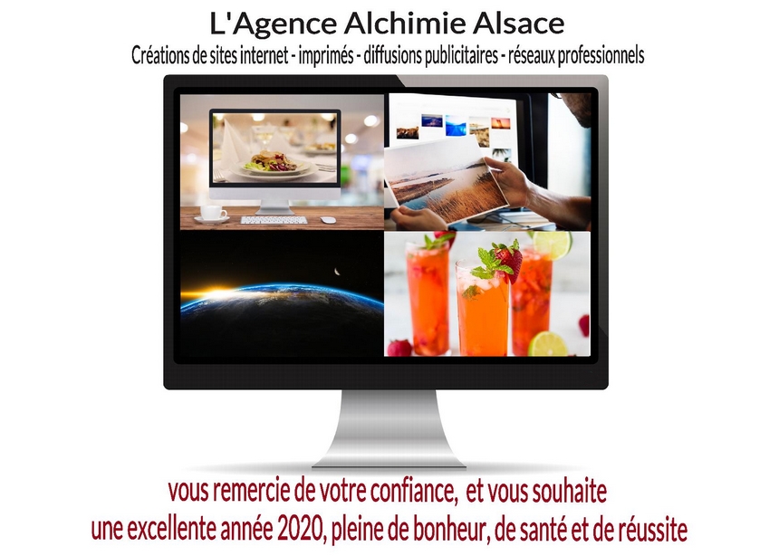 Voeux 2020 agence de communication alchimie alsace